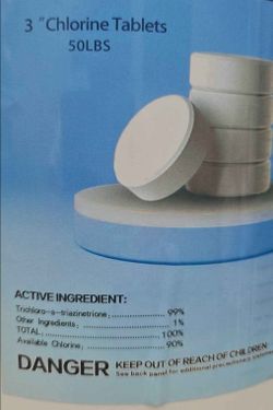Pool chlorine Tablets 3"