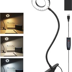 Desk Lamp with Adapter