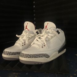 Jordan 3s White Cement  Retro 