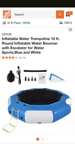 Inflatable Water Trampoline 10ft