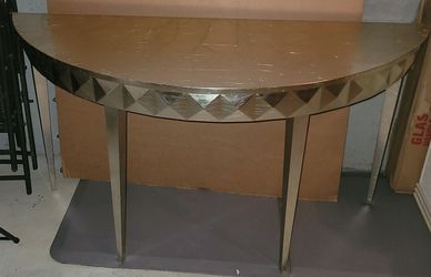 ❗️DEAL❗️Half Moon Console Table