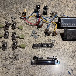 SG Guitar Pickups, Tuners and Wiring Harmess