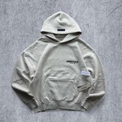 Fear of God, essentials hoodie light oatmeal