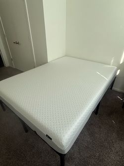 Full Size Mattress + Bed Frame – $50