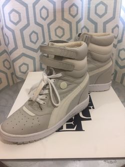 Puma wedge sneakers women 38 1/2