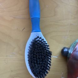 Blue Handle Hair Brush