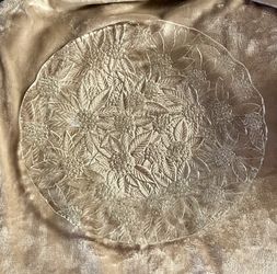 Large Glass Serving Plater