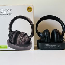 Ensemble Wireless TV Headphone Set 