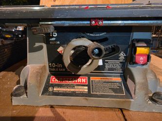 Craftsman table saw