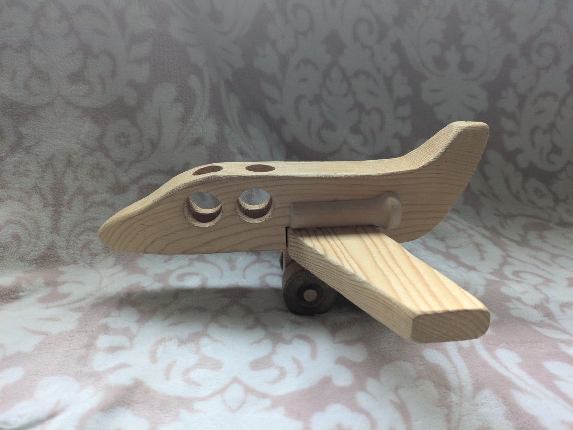 Vintage Wooden Airplane