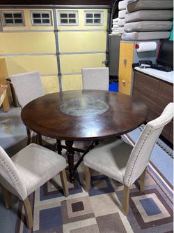 Table and chairs