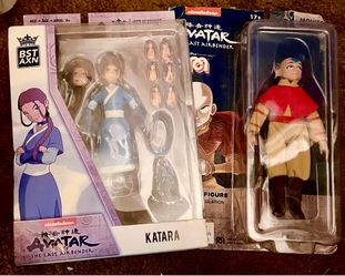 Avatar action Figures Mego and Katara