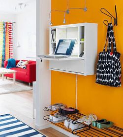 IKEA Floating shoe rack shelves