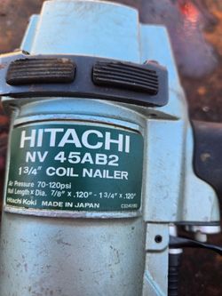 Hitachi roofing nail gun