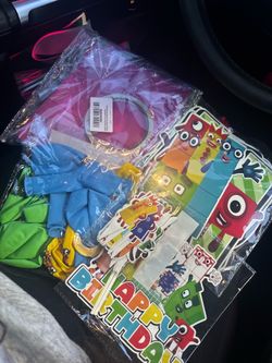 Number block birthday bundle