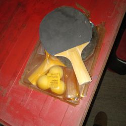 Ping Pong Paddles And Balls $2