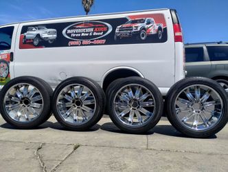 Silverado Wheels 22" and tires $390 set of four