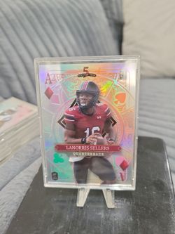 Lanorris sellers 5 card draw stacked deck 2/4 football card/taking Offers