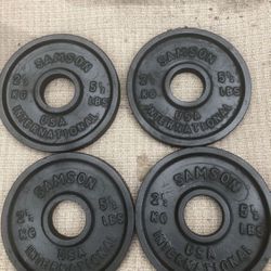 Two-inch weights SAMSON Four pieces