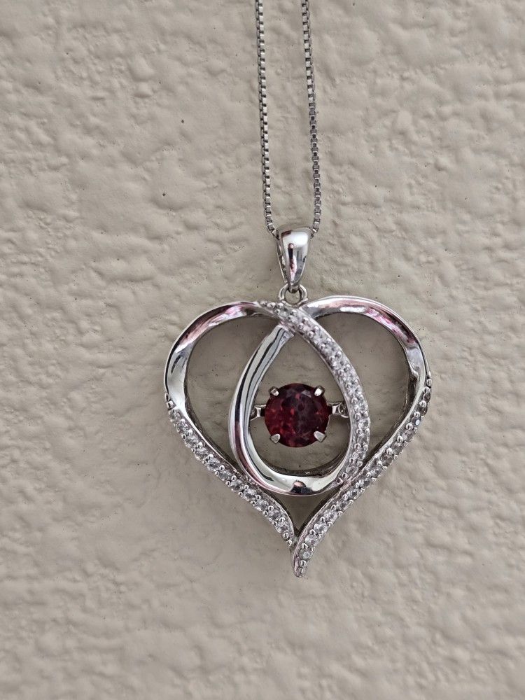 Kay Jewelers Sterling Heart Necklace