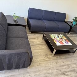 Sofa Set With 2 Corner And A Centre Tables