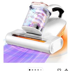 Mattress Vacuum 450W 16Kpa 36000RPM/MIN Bed Vacuum with 149℉ Heating &Ultrasonic, Dual Dust Cup, Smart Display Screen Mattress Vacuums for Skin Health