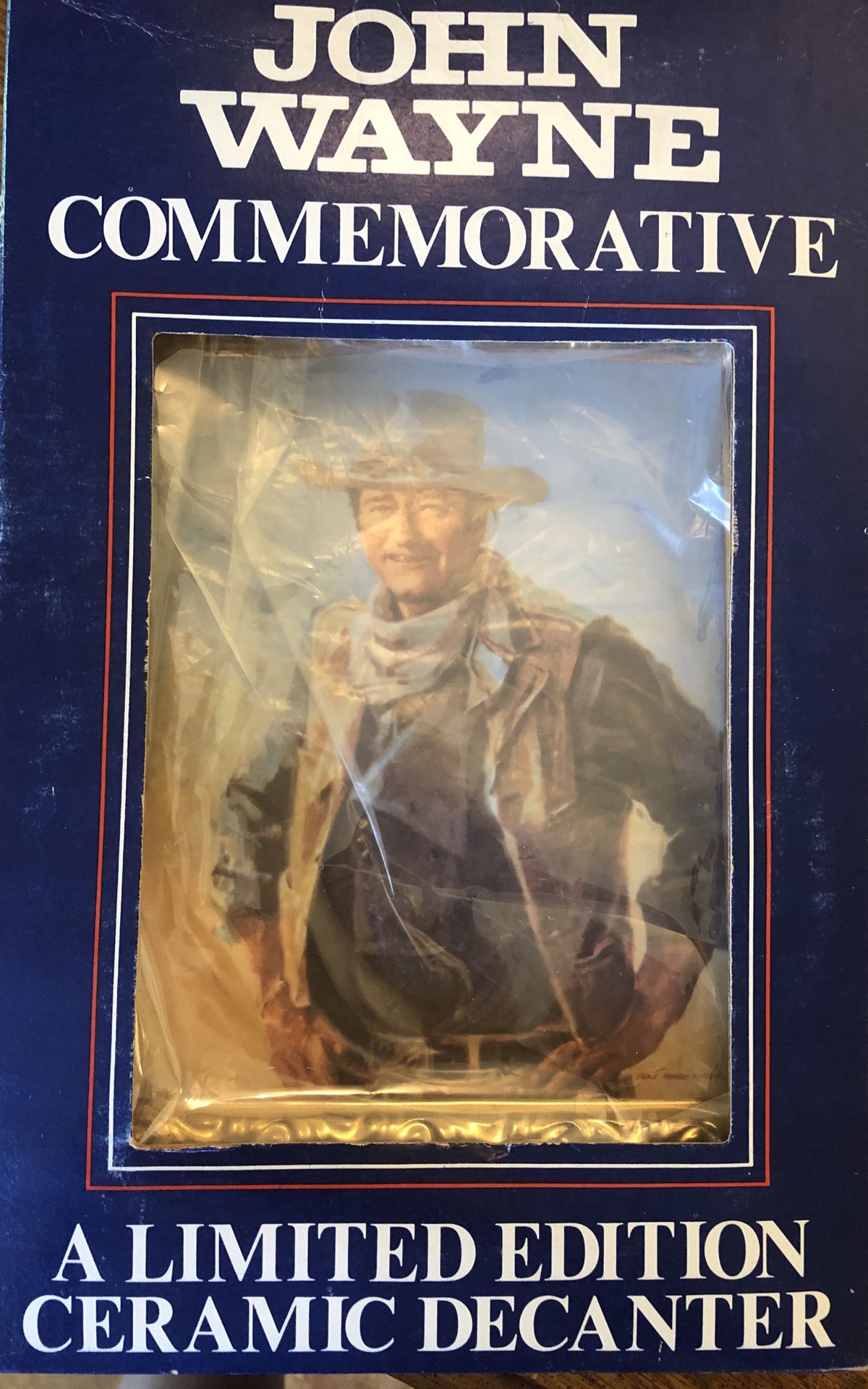 John Wayne commemorative decanter
