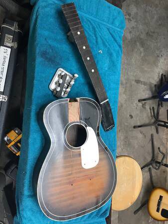 Vintage Silvertone luthier project