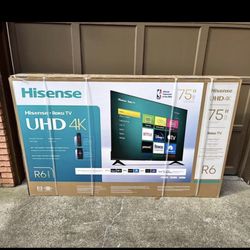 75” Hisense Smart 4K Led Uhd Tv