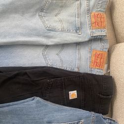 Levi’s and Carhartt Jean Bundle