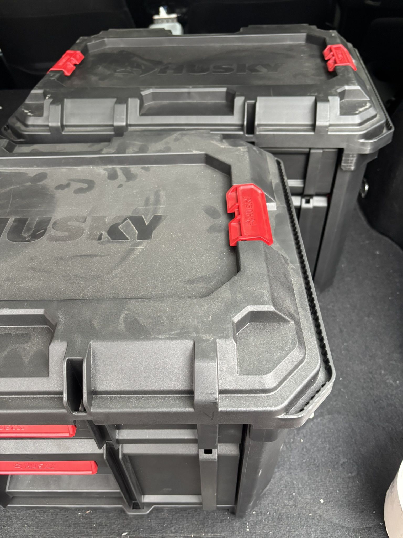 HUSKY Build-Out 22 In. Modular Tool Storage 2-Drawer Tool Box