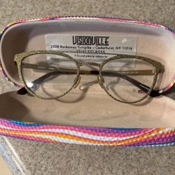 Kids Gold And Silver Prescription Glasses