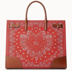 Ralph Lauren Red Tote Bag
