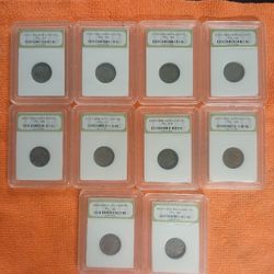 SLABBED BUFFALO NICKELS