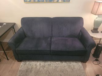 Sofa Full Sleeper Fold Out, Dark Blue