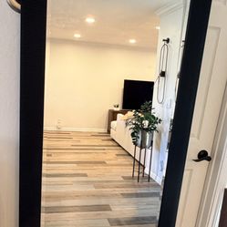Black Frame Full Length Mirror