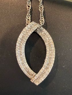 Natural Diamond Gold Pendant $500