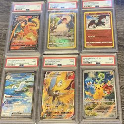PSA 9 Graded Charizard And Few More 