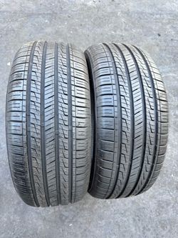 Set of 2 nice tires 225/55/16 ( We install & balance)