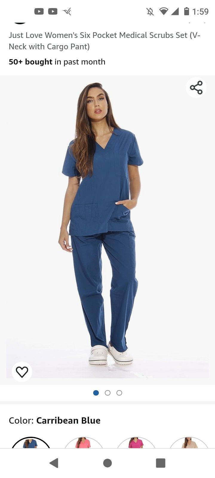 Just Love Scrubs Set, Brand New With Tags