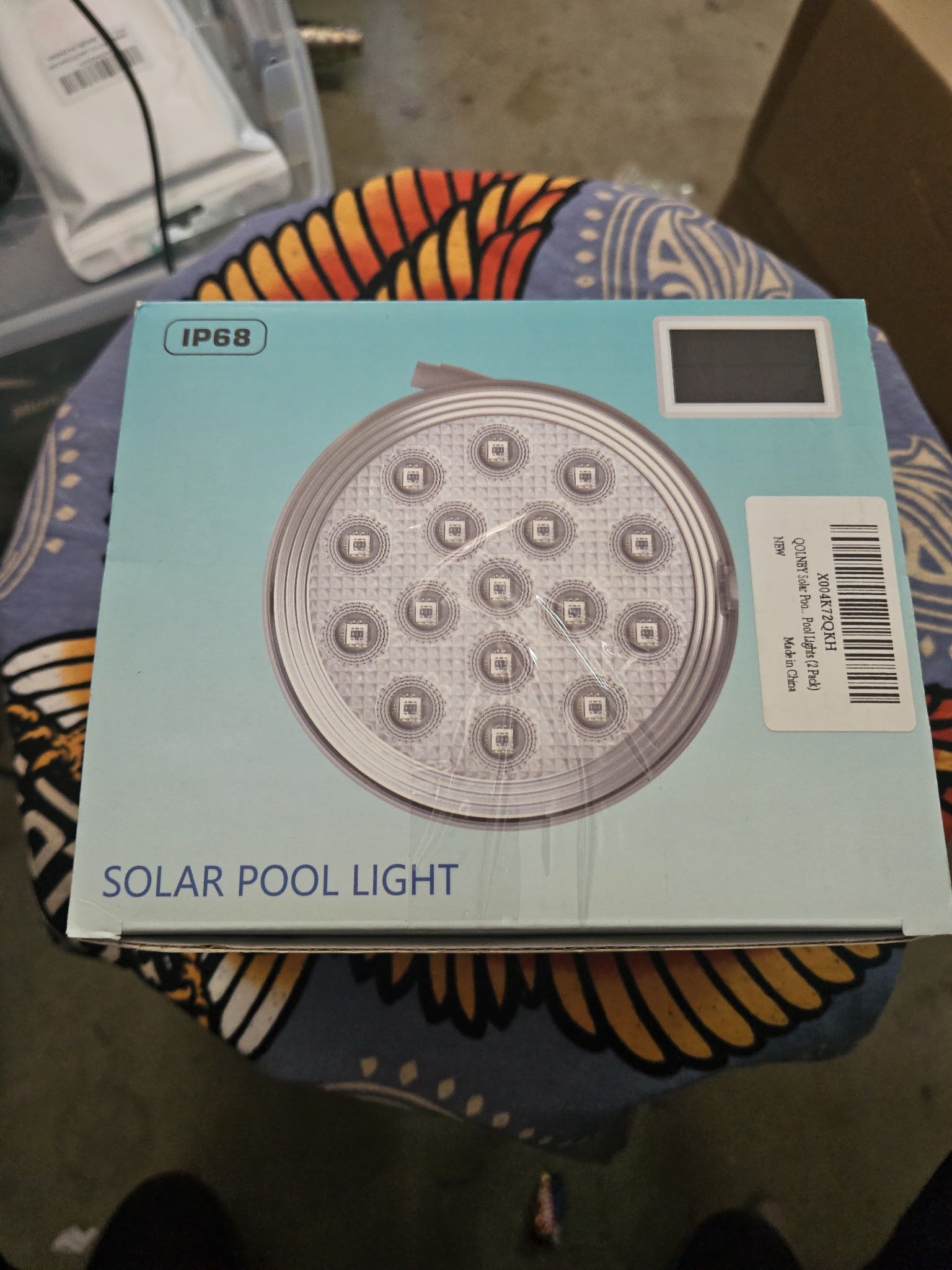QOLNBY 2 In 1 Solar Pool Lights