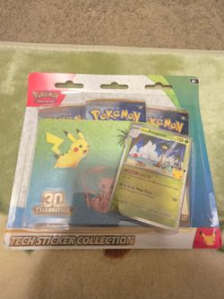 Pokémon 30th Celebration Tech Sticker Collection