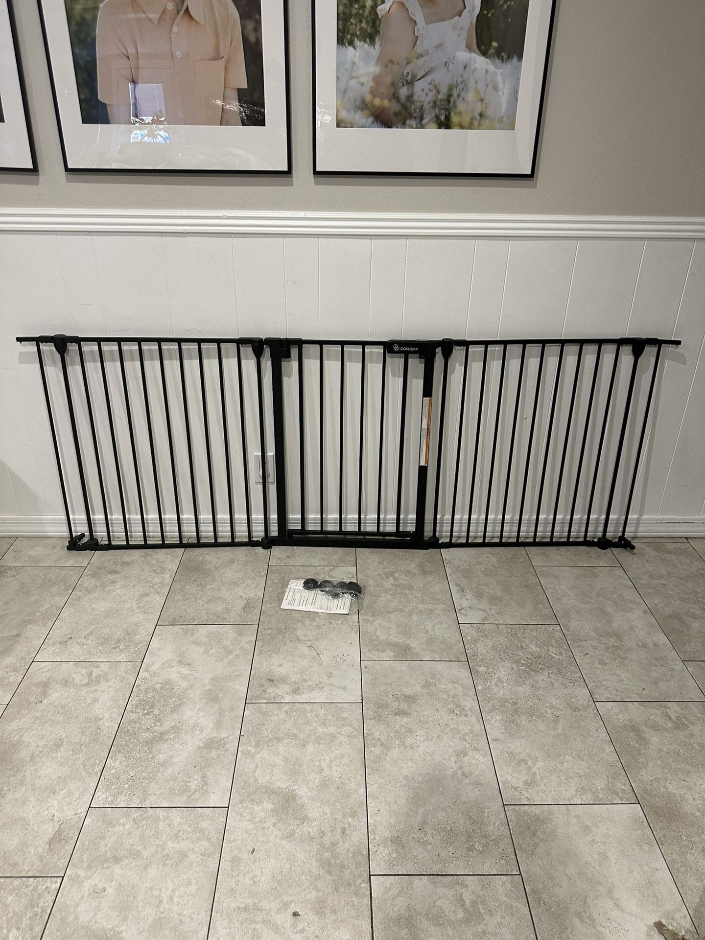 Extra Wide Pet Gate / Baby Gate - 80” long