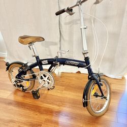 TOKYO Citizen Bike 16" 6-speed Folding Bike with Ultra-Portable Frame 