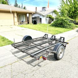 6.5x8’ Utility/ Motorcycle Trailer (REGISTERED)