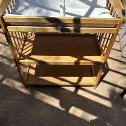 Changing Table With Safety Changing Pad  