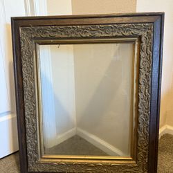 Set of 4 antique wood picture frames 