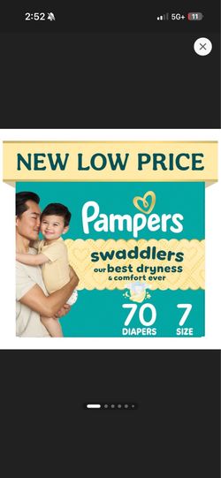 Pampers size 7