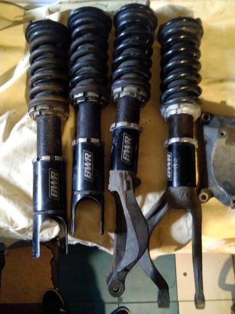 BWR Blackworks Racing Full Coilover SS Series and Rear Strut Tie Bar Honda Civic 92 - 95 and 96 - 00