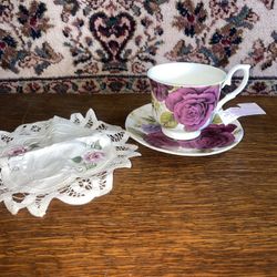 Royal Barrington Staffordshire Porcelain Tea Cup & Saucer